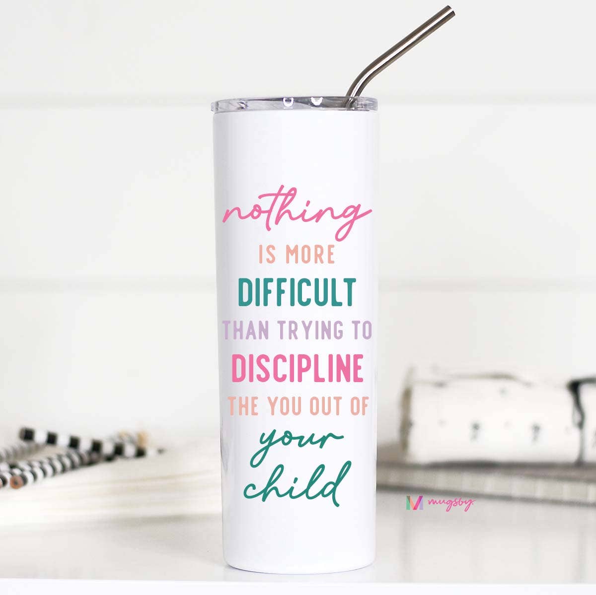 Nothing is more Difficult Mom Stainless Tall Travel Cup