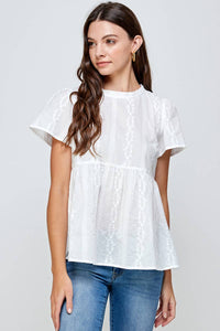 White Peasant top