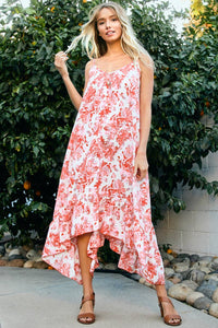 Multi-Red Poppy dress