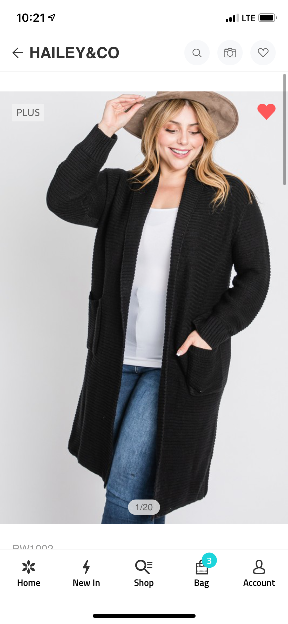 Long line Cardigan