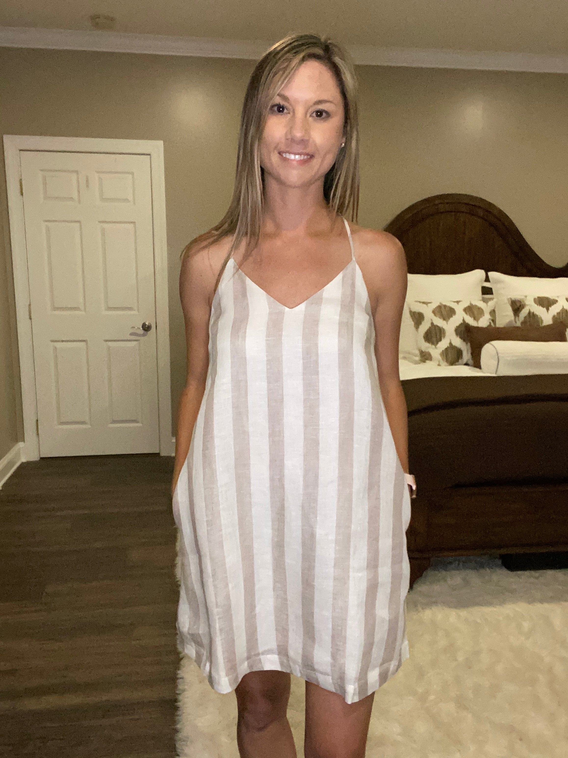 Sand Shift dress