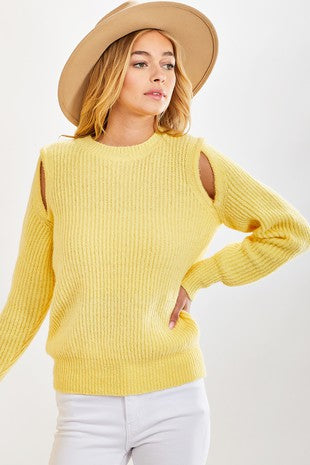 Lemon lush sweater