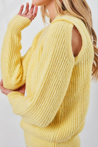 Lemon lush sweater