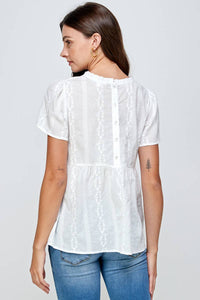 White Peasant top